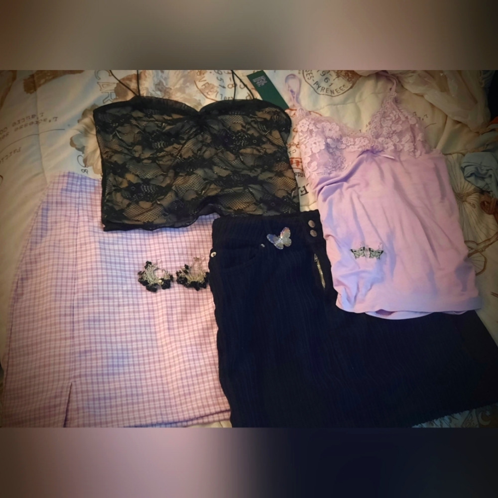 Brandy Melville and Wild Fable Skirts and Tank Tops Sets